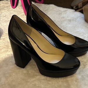 Elegant Black Platform Heels Jessica Simpson brand 90s style size 9 1/2